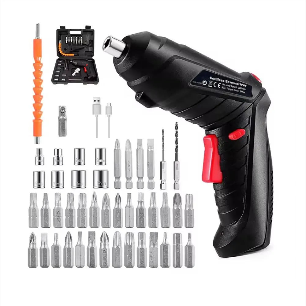 DESTORNILLADOR INALAMBRICO 47 PIEZAS- ENVIO GRATIS